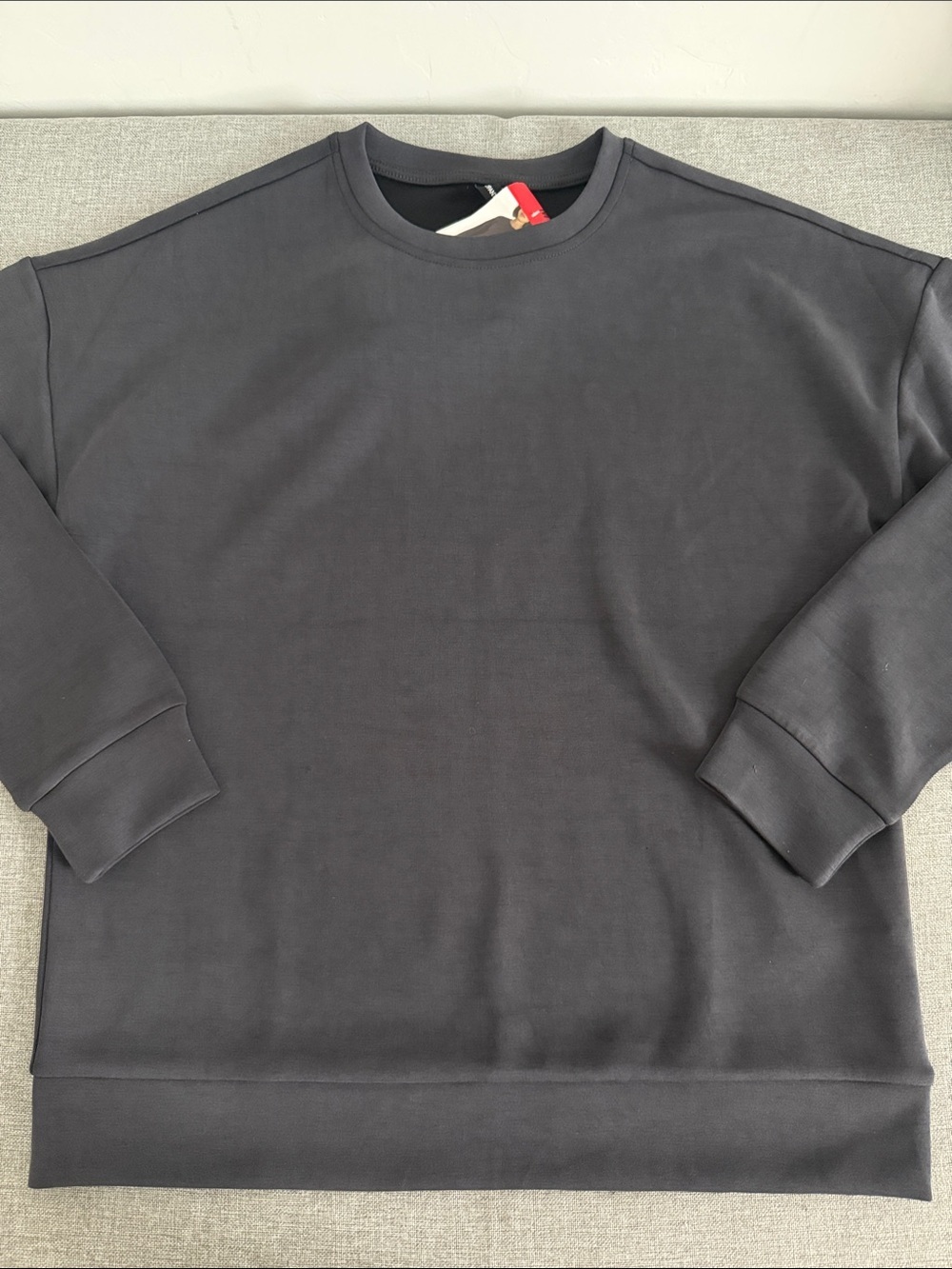 Women's Relaxed Crewneck Sweatshirt - Charcoal